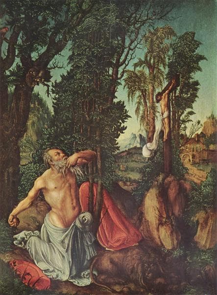 The Penitence of St. Jerome by Lucas Cranach the Elder