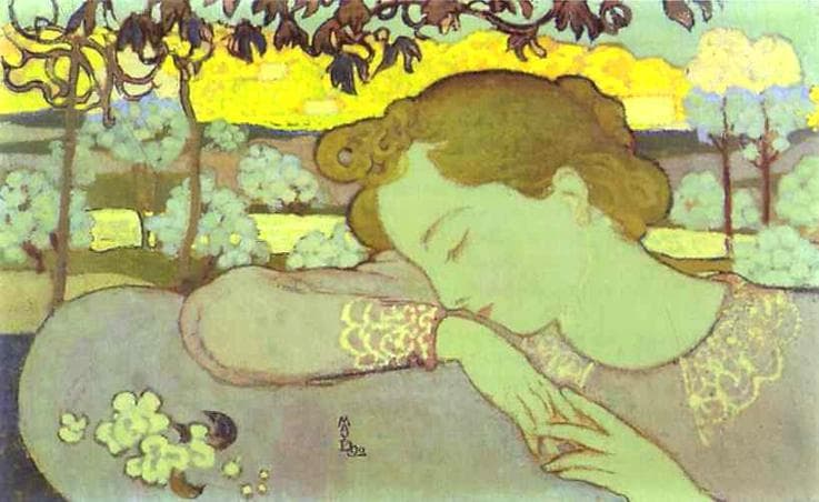 Sleeping Woman by Maurice Denis
