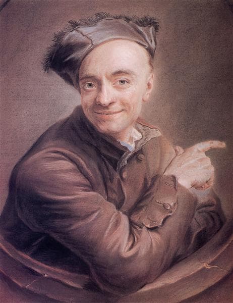 Self-Portrait with the bull's-eye by Maurice Quentin de La Tour at Musée d'Art et d'Histoire, Geneva