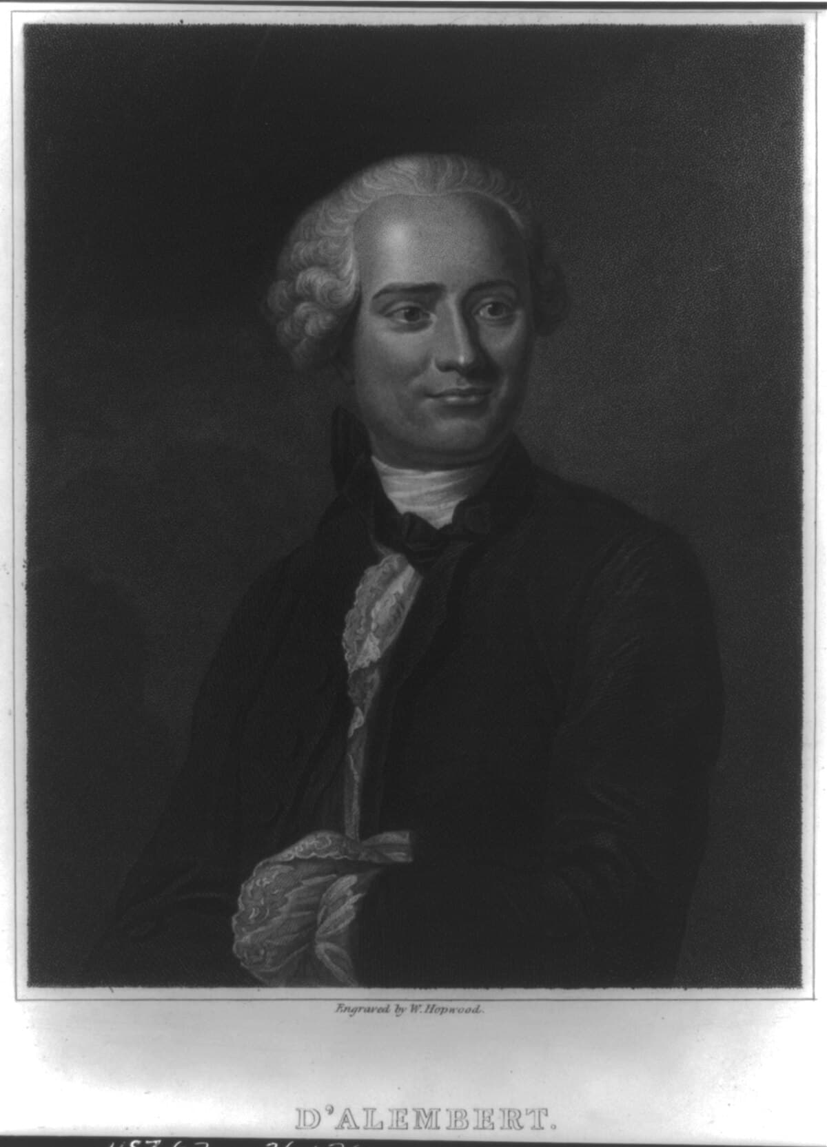 Jean Le Rond d'Alembert by Maurice Quentin de La Tour at Louvre, Paris