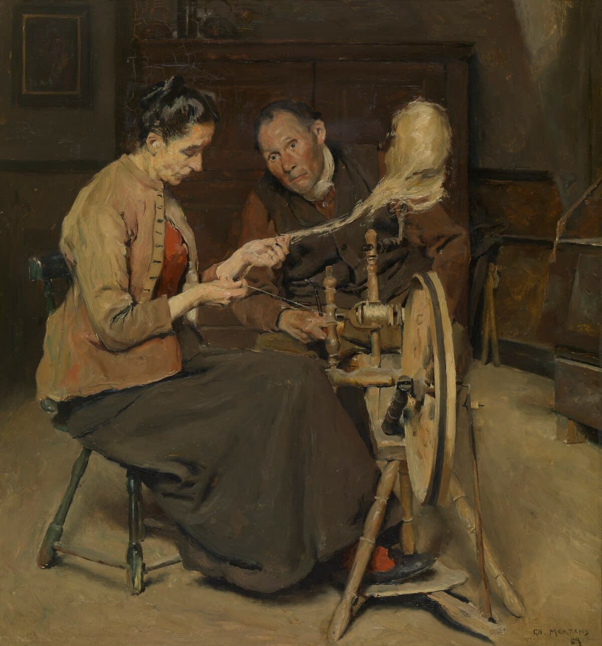 Spinner by Max Liebermann
