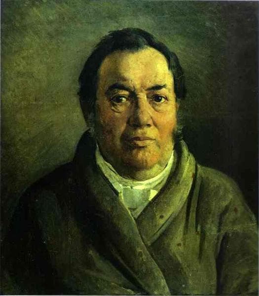 Portrait of Nikolay O.Ge, Artist's Father by Nikolai Ge