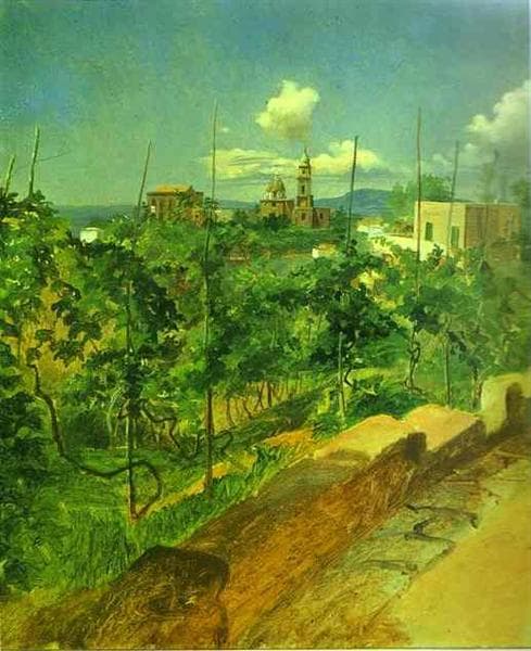 Vineyard at Vico by Nikolai Ge