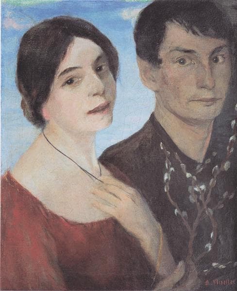 Liebesfrühling Ii (doppelbildnis Maschka Und Otto Mueller)