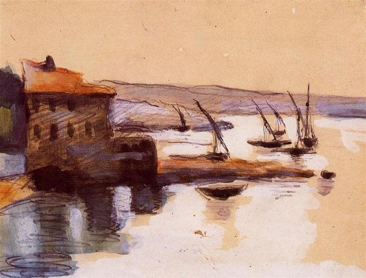 Seascape by Paul Cézanne