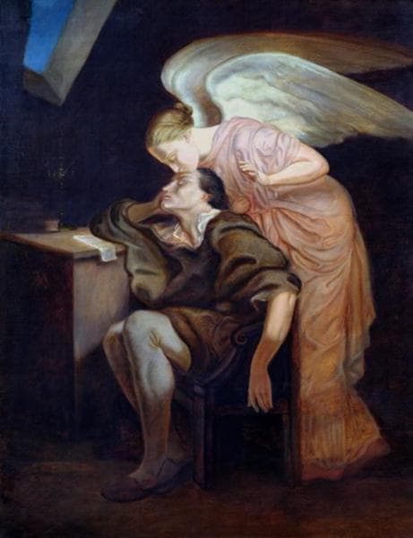 The Kiss of the Muse by Paul Cézanne