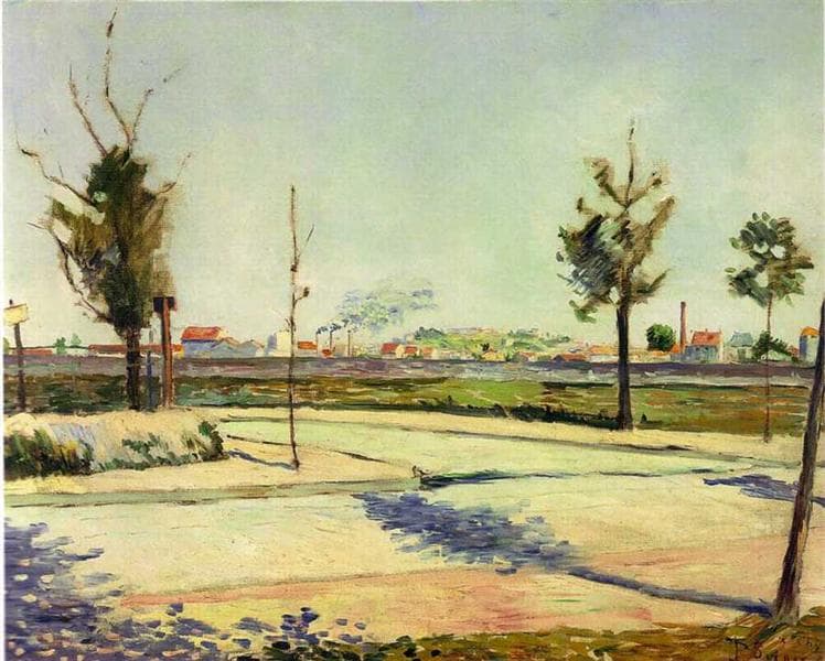 The Road to Gennevilliers by Paul Signac