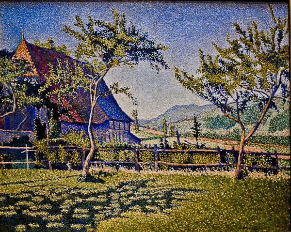 Comblat Castle, The Pre by Paul Signac
