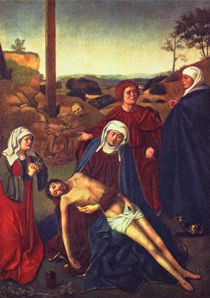The Lamentation by Petrus Christus
