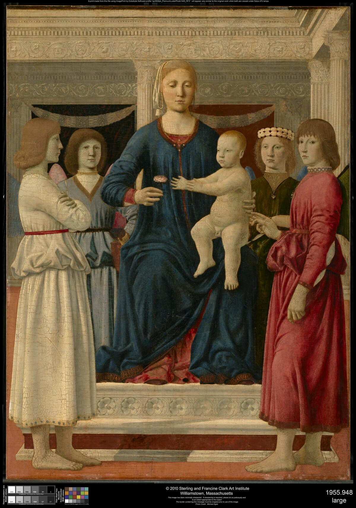 Angel by Piero della Francesca
