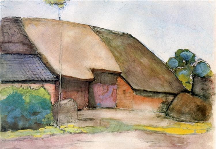 Farm Sun by Piet Mondrian