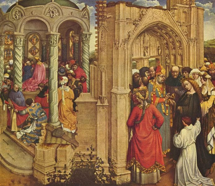The Nuptials of the Virgin by Robert Campin