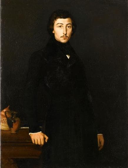 Portrait of Prosper Marilhat by Théodore Chassériau