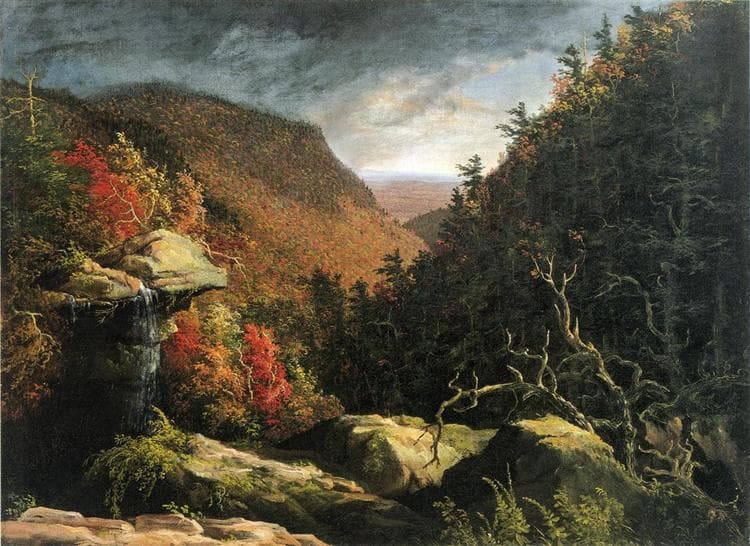 The Clove, Catskills (Double impact) by Thomas Cole
