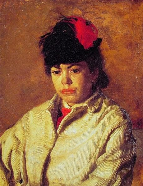 Margaret in Skating Costume by Thomas Eakins
