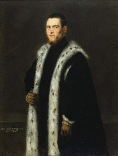 Portrait of a Man aged Twenty six, by Tintoretto at Kröller-Müller Museum