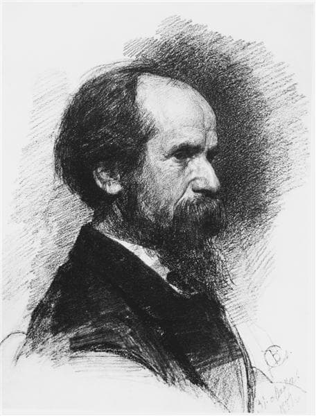 Portrait of the Artist Pavel Tchistyakov by Valentin Serov