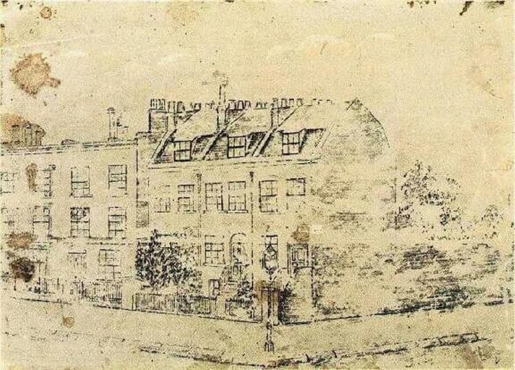 Vincent's Boarding House in Hackford Road, Brixton, London by Vincent van Gogh at Van Gogh Museum