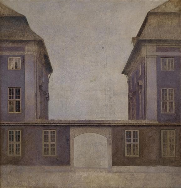 The Buildings of the Asiatic Company, seen from St. Annæ Street by Vilhelm Hammershøi