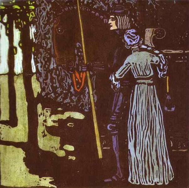 Farewell by Wassily Kandinsky