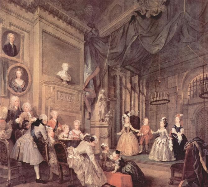 The Children's Theater In The House Of John Conduit by William Hogarth