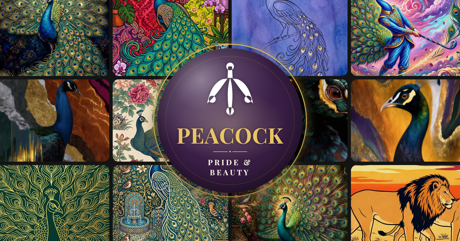 Peacock art