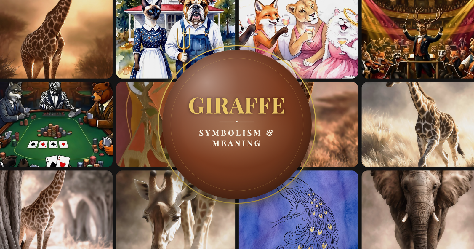 Giraffe art