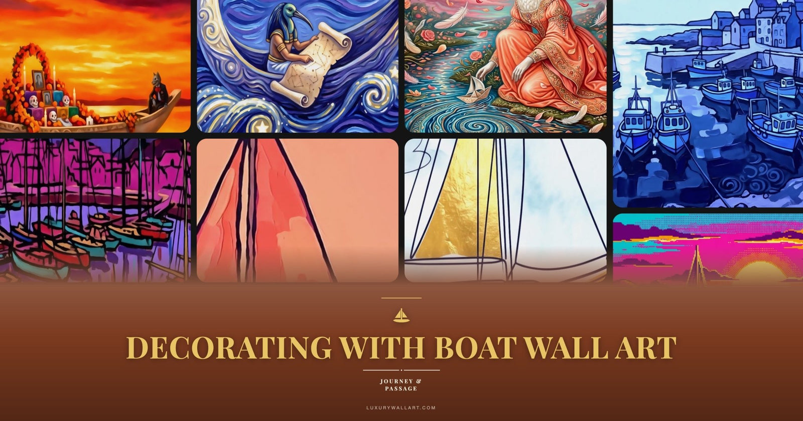 Decorating With Boat Art: Coastal Wall Decor Ideas - Luxury Wall Art