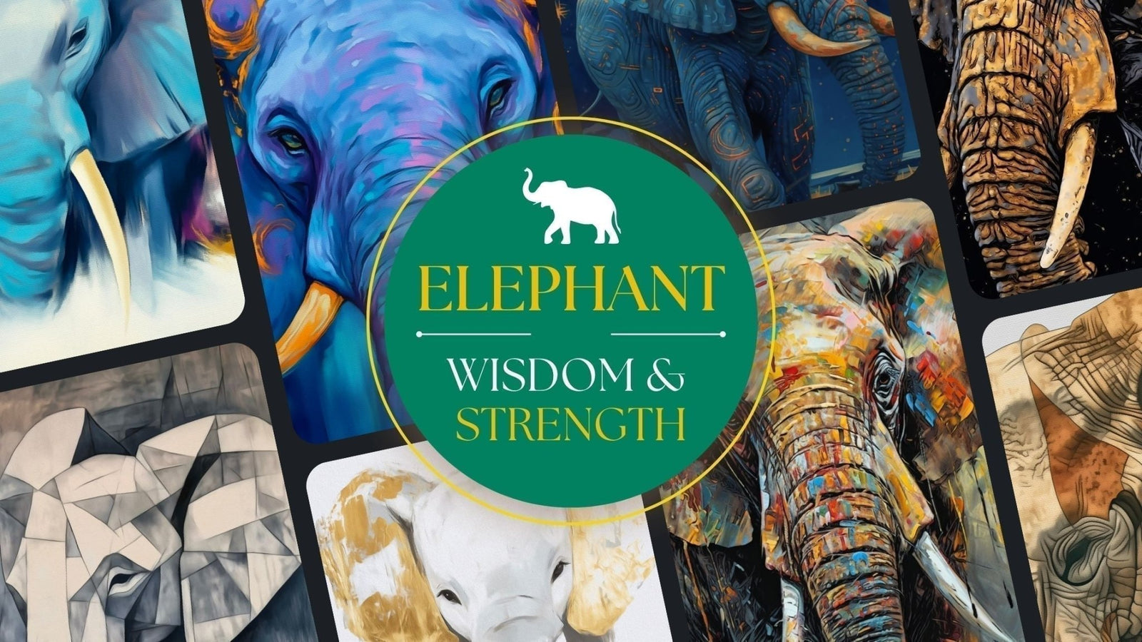 Elephant Symbolism in Art: Wisdom and Strength Across Cultures - Luxury Wall Art