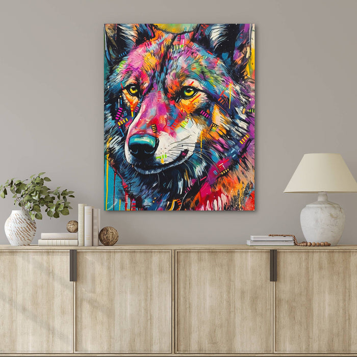 Euphoric Kaleidoscope: Emotionally Impactful Pop Art Paintings - Luxury Wall Art