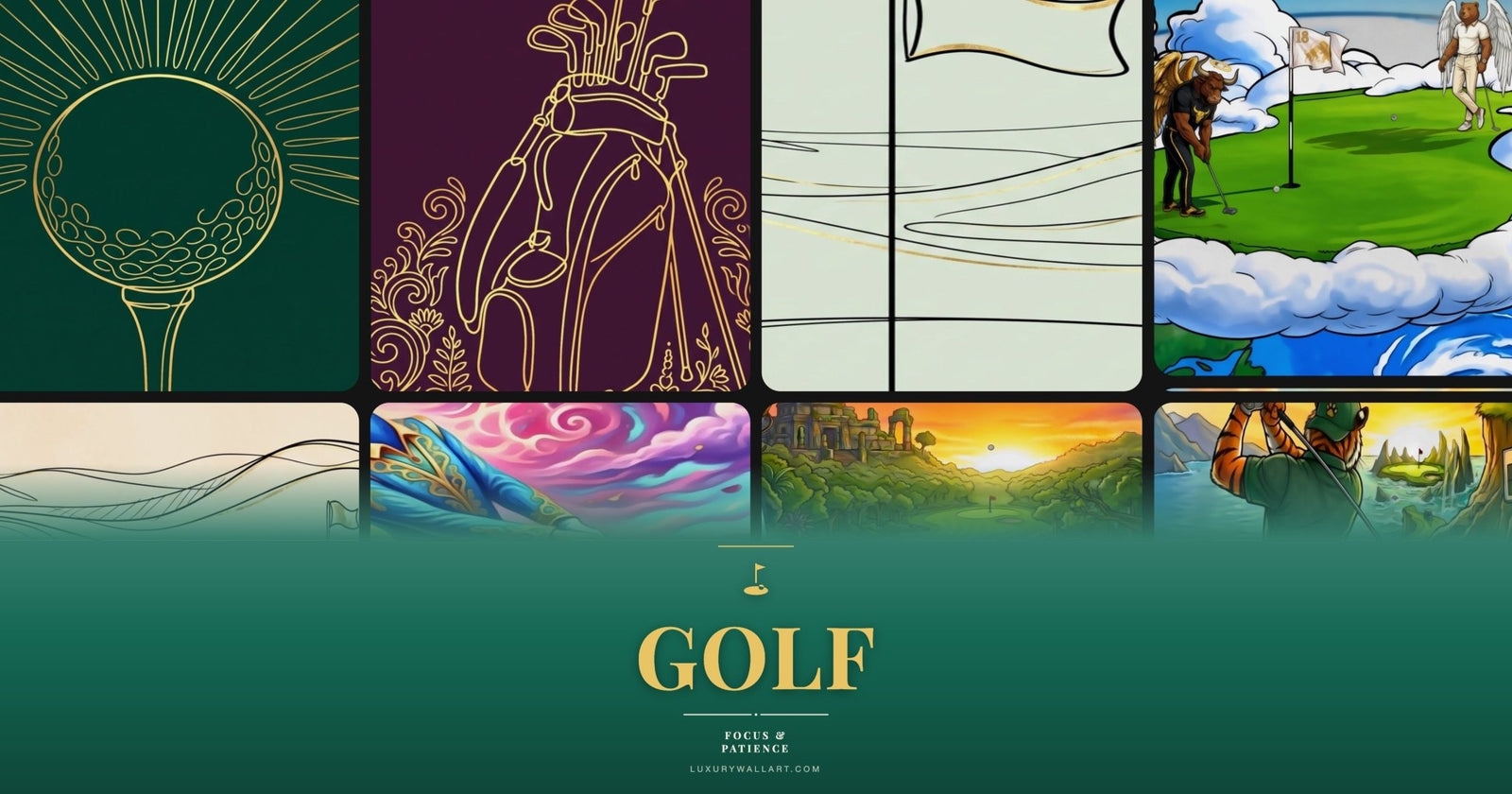 Golf Art: History, Symbolism, and Style - Luxury Wall Art