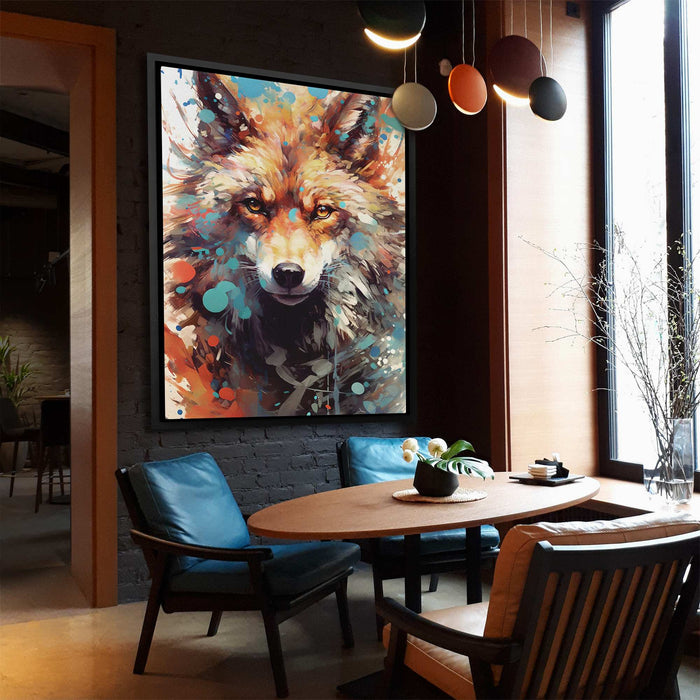 Intriguing Fox Art: A Surreal Safari Adventure - Luxury Wall Art