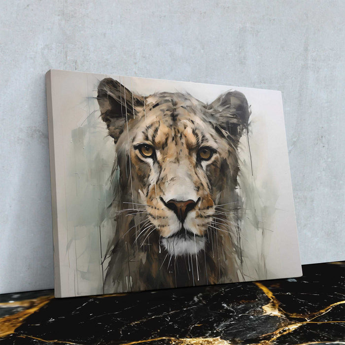 Jungle Monarch: The Allure of Lion Art Revealed - Luxury Wall Art
