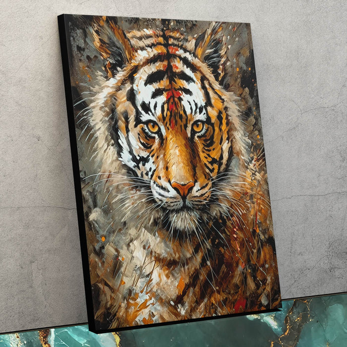 Jungle Symphony: Vibrant Tiger Art that Roars with Emotion - Luxury Wall Art