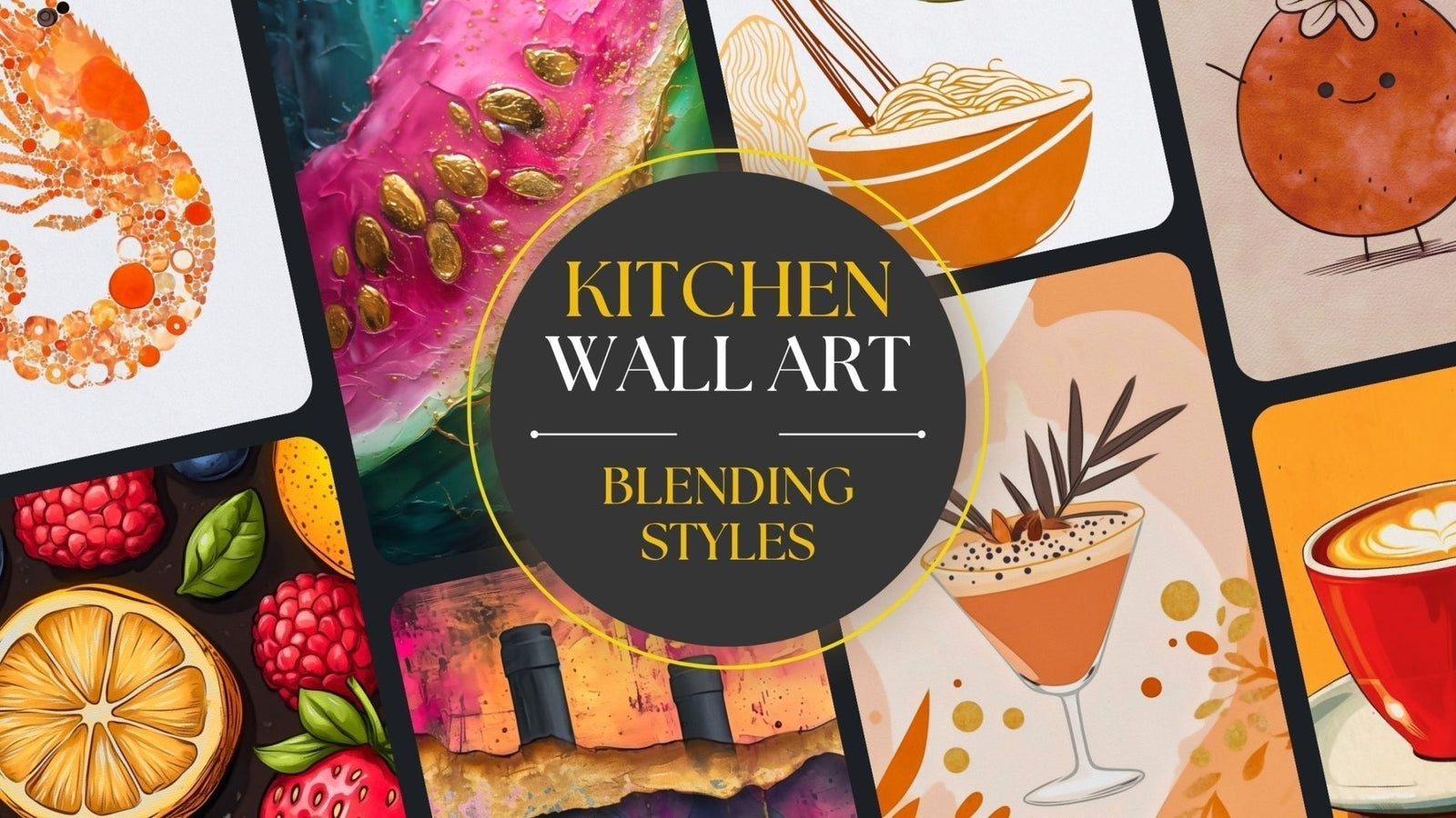 Kitchen Wall Art: Choosing Art That Works with Cooking - Luxury Wall Art