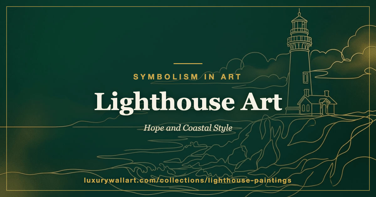 Lighthouse Art: Symbolism, Hope, and Coastal Style - Luxury Wall Art