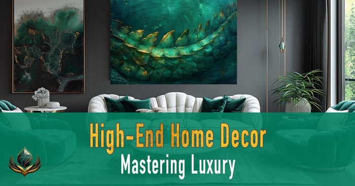 Mastering High-End Home Decor and Interior Design - Luxury Wall Art