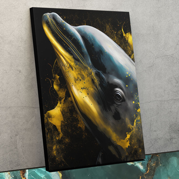 Mesmerizing Dolphin Art: Dive into Oceanic Bliss - Luxury Wall Art