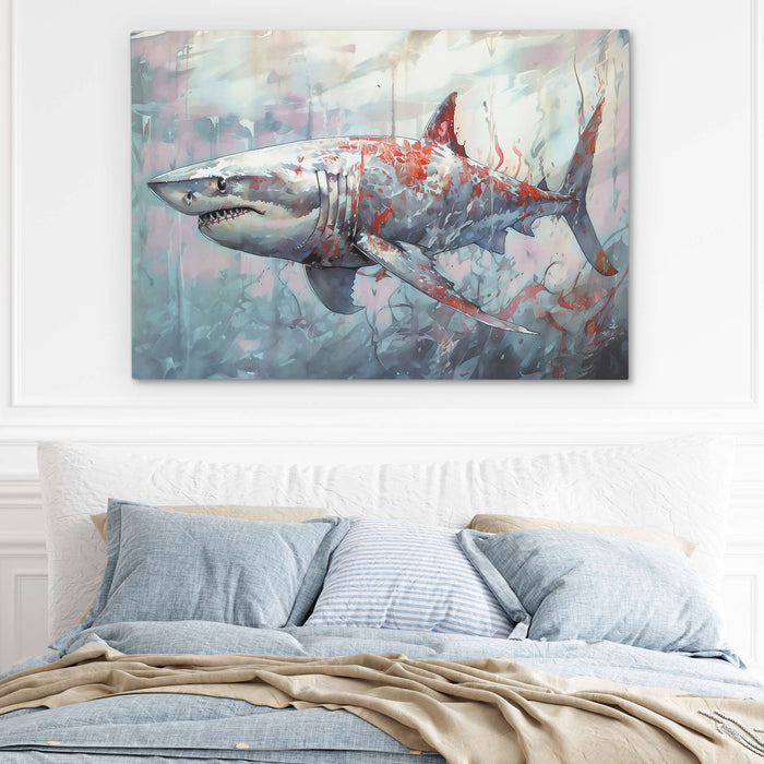 Mesmerizing Marine Art: Unveiling the Secrets of Shark Paintings - Luxury Wall Art