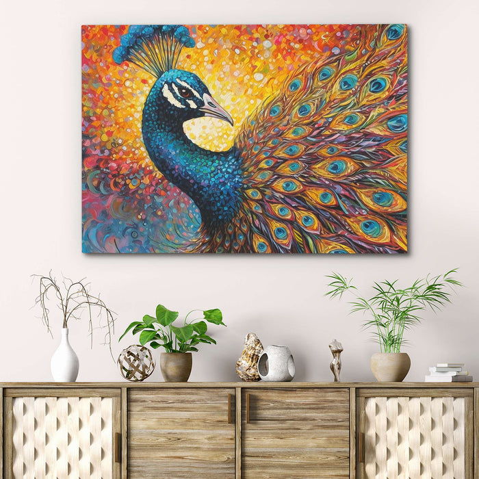 Radiant Splendor: The Art Deco Haven of Your Living Room - Luxury Wall Art