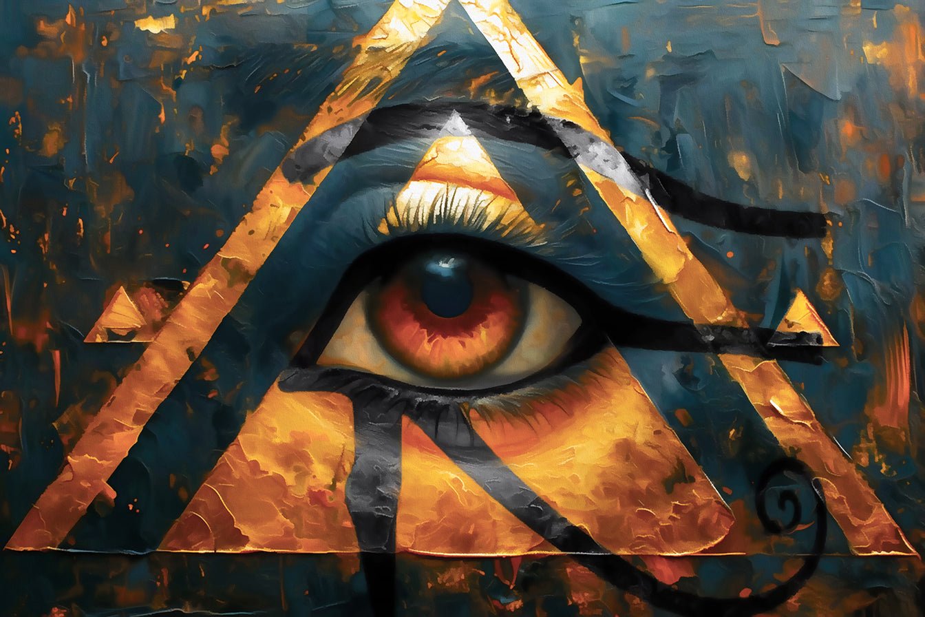 Secrets of the Egyptian Eye Revealed - Luxury Wall Art