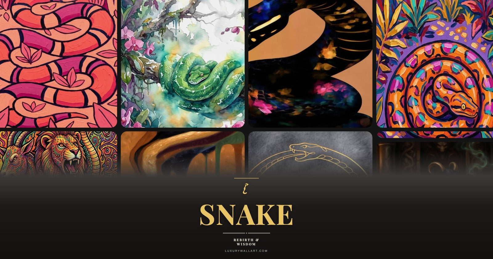 Snake Art: Symbolism, Meaning, and Style - Luxury Wall Art