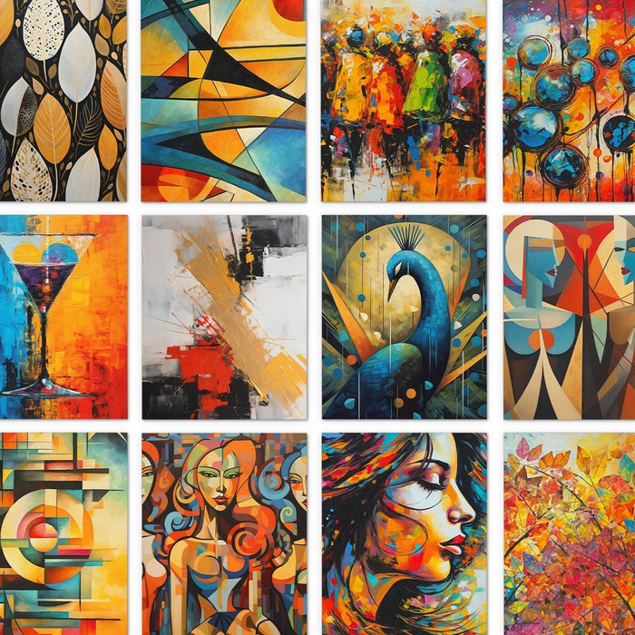 Abstract canvas art