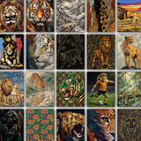 Big Cat Paintings