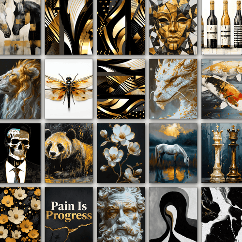 Black Gold and White