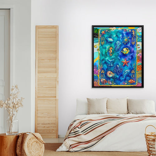 Blue Bedroom Wall Art