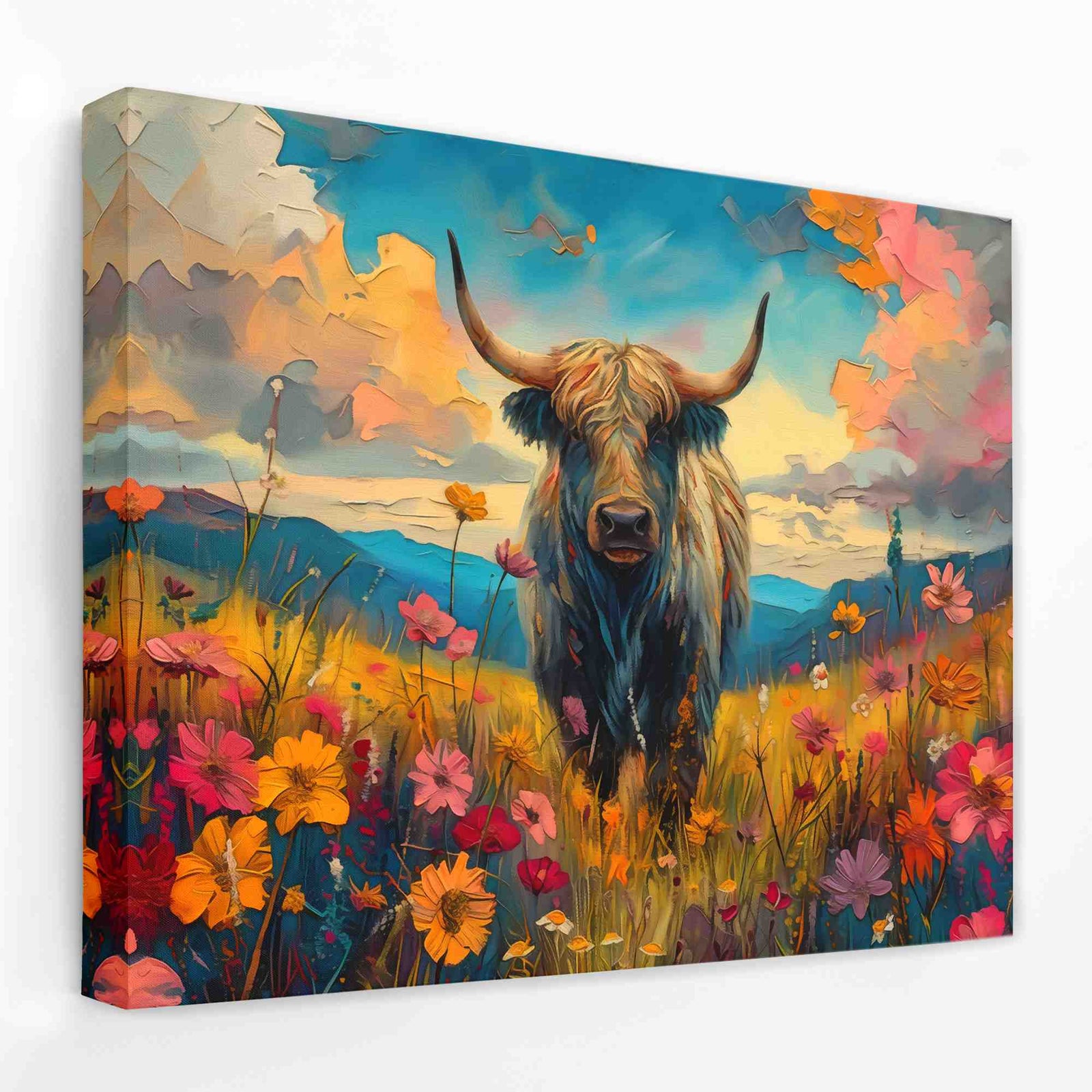 Highland Cow Art