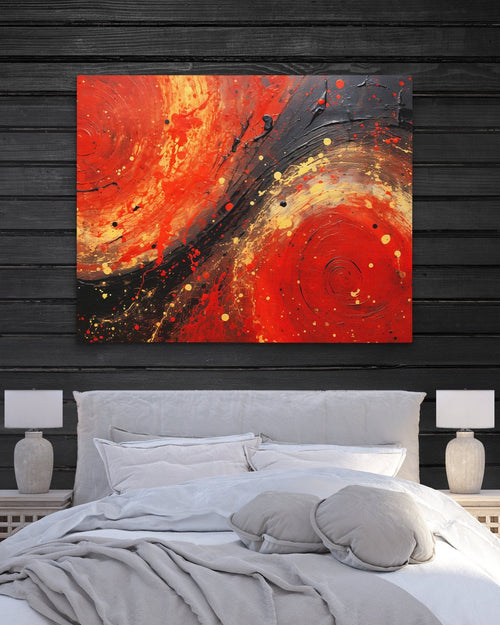Red and Black Art