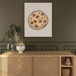 Chocolate Chip Cookie Fun Kitchen Art - Luxury Wall Art 