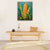 a painting of a corn cob on a table